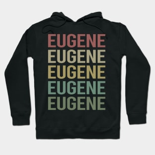 Colorful Text Eugene Hoodie